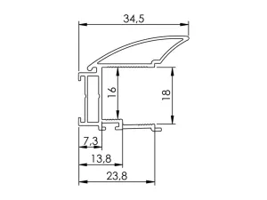 Úchyt. Nerez MULTIOMEGA široký kartáček WIDE Nerez/INOX Laguna