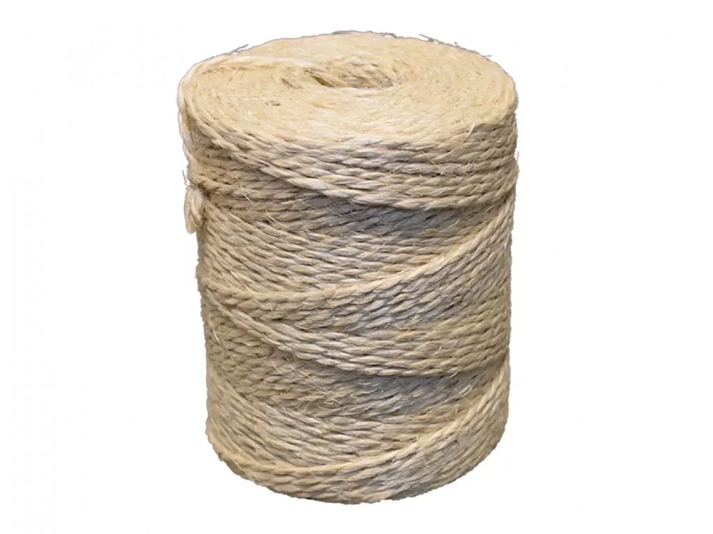 Motouz sisalový - přírodní 2000x2tex d4,00mmx250m, 1kg JUTA