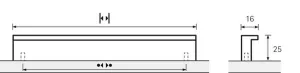 Úchytka ROVIGO chrom lesklý 64-224 mm / Hettich