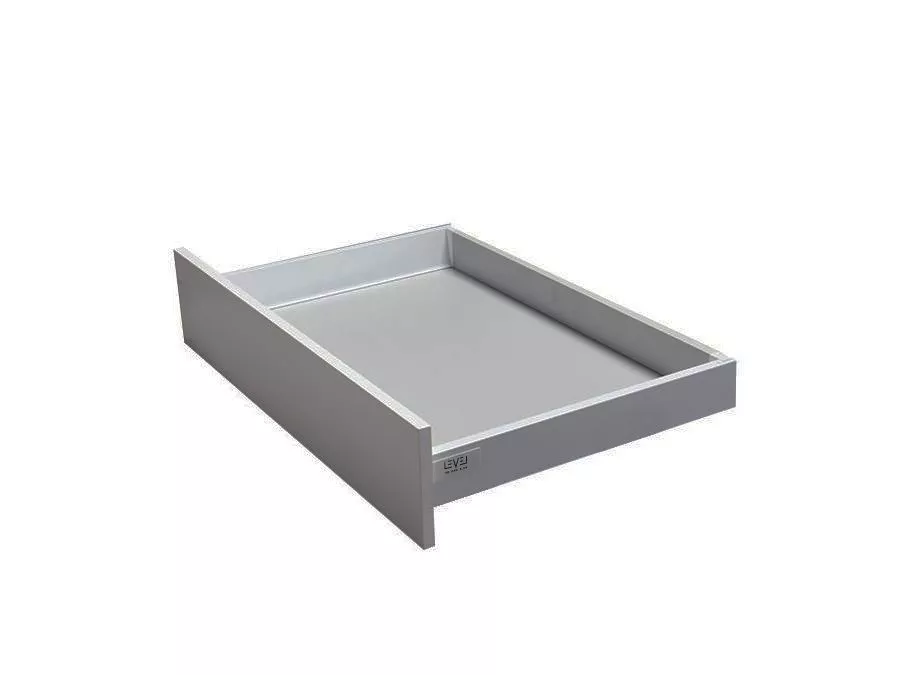Zásuvka LEVEL BOX 84/300-550 mm šedá GTV