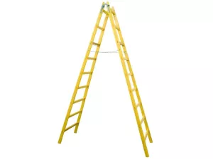 Žebřík dvojitý 10př.malíř 342cm/bez háčku/33cm