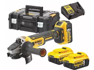 Bruska úhlová AKU 125XR DCG405P3 18V 3x5,0Ah Li-Ion