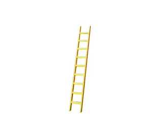 Žebřík jednoduchý 3m- 9př EN 131/rozteč 30cm