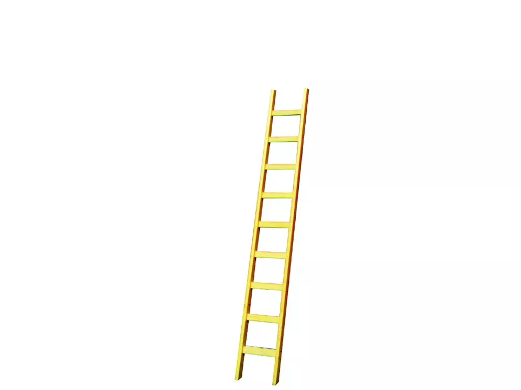Žebřík jednoduchý 3m- 9př EN 131/rozteč 30cm Štutika