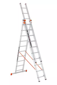  Žebřík trojdílný univerzální PREMIUM | 3 x 8 počet příček, 3 x 10 počet příček, 3 x 12 počet příček
