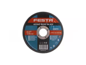 FESTA řezný kotouč na kov 115x1,0 mm 22211