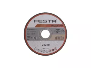 FESTA řezný kotouč na kov 115x1,1 mm INDUSTRY 22261