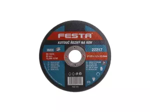 FESTA řezný kotouč na kov 125x1,2 mm 22217