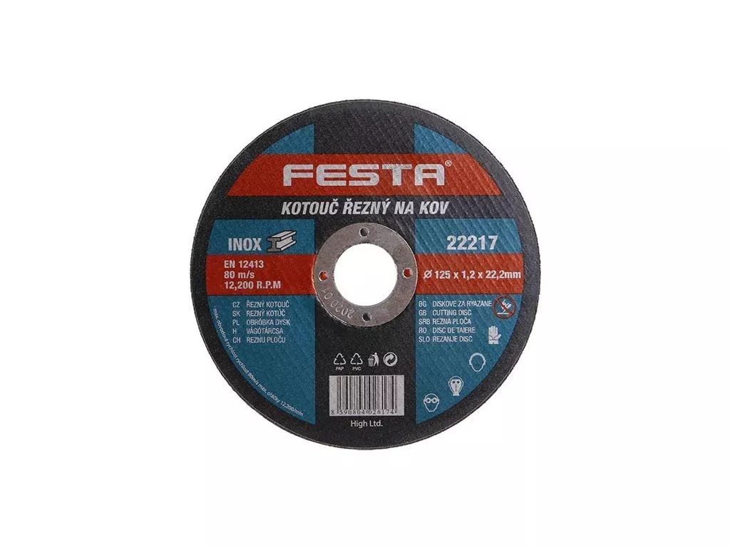 FESTA řezný kotouč na kov 125x1,2 mm 22217