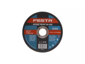 FESTA řezný kotouč na kov 125x1,6 mm 22252