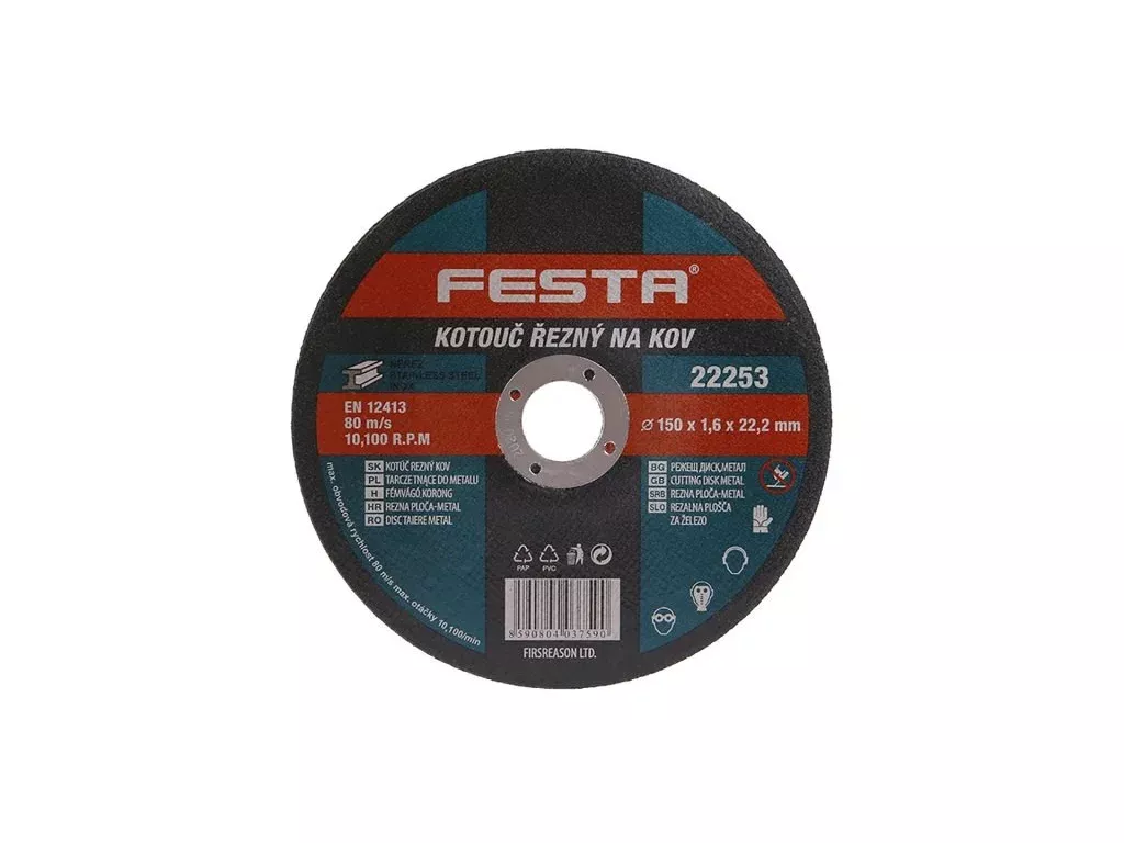 FESTA řezný kotouč na kov 150x1,6 mm 22253