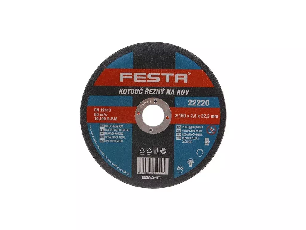 FESTA řezný kotouč na kov 151x2,5 mm 22221