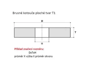 Kotouč brusný 175x20x20 A99B 46L8V 413513713.09 TYROLIT