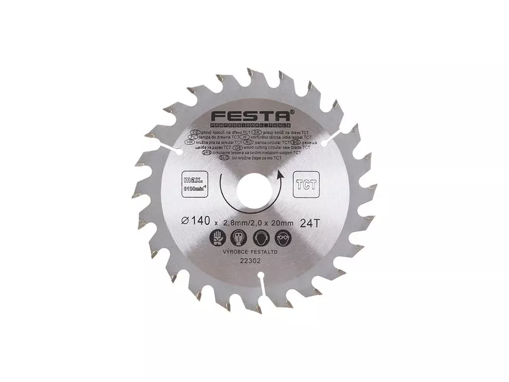 Kotouč pilový SK 140mm/20/24z Festa