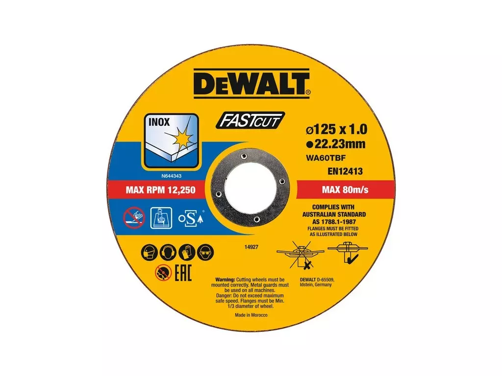 Kotouč řezný na kov 125x1,0 DT20540 DEWALT
