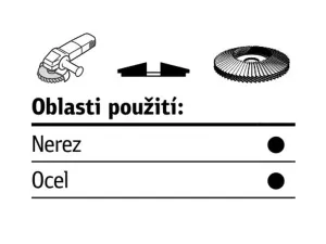 Talíř lamelový 150x22/40 SMT 624 na ocel a nerez KLINGSPOR