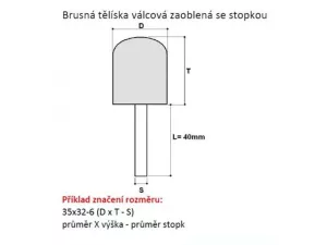 Tělísko brusné 21x25-6 A99B 61M7V 326512115 TYROLIT