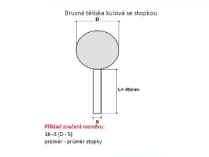 Tělísko brusné 32-6 A99B 61M7V 331513221 TYROLIT