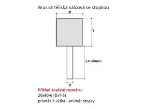 Tělísko brusné 3x11-3 A99B111M7V 321511335 TYROLIT