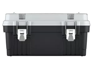 Kufr na nářadí s kov. držadlem a zámky OPTIMA šedý 470x256x238 (krabičky) Prosperplast