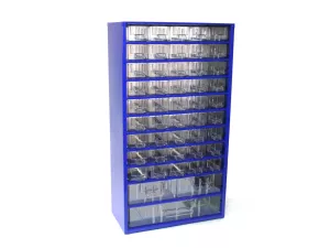 Organizér zásuvkový 12/ 45xS,2xM,1xL - RAL 5002 Modrý