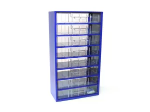 Organizér zásuvkový 12/ 8xL - RAL 5002 Modrý