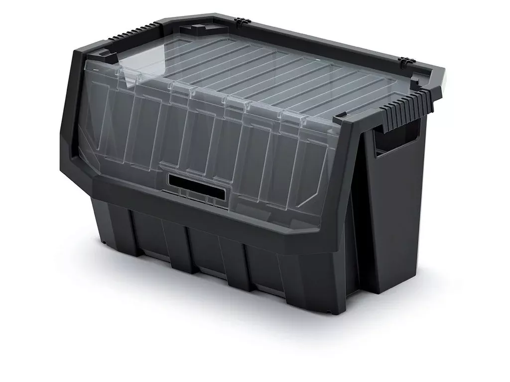 Plastový úložný box uzavíratelný TRUCK MAX PLUS 580x380x342 černý Prosperplast