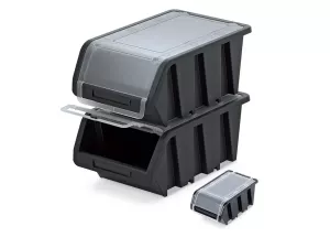 Plastový úložný box uzavíratelný TRUCK PLUS 230x160x120 černý PROSPERPLAST
