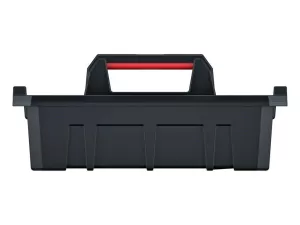 Přepravka na nářadí s přepážkami CARGO PLUS černá/červená 495x345x210