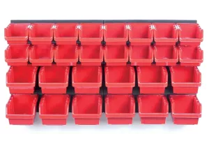 Závěsný panel s 28 boxy na nářadí ORDERLINE 800x165x400