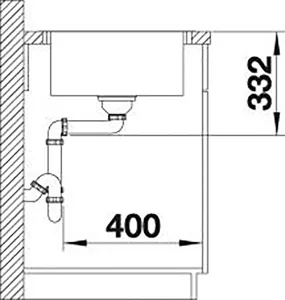 BLANCO 525111 Dřez Lemis XL 6 S-IF Compact nerez kartáčovaná Blanco