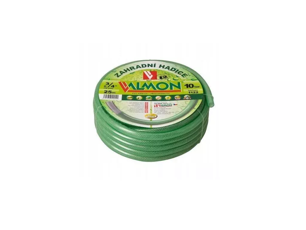 Hadice PVC 1" Val.10,25,50m 1122-logo/zelená // VALMON