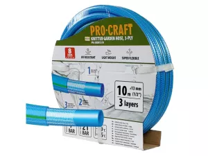 Hadice zahradní modrá 3-vrstvá 1/2" bal.10,15,50m Procraft PR-3KGH1350 // | 1/2 bal.10m, 1/2 bal.15m, 1/2" bal.50m