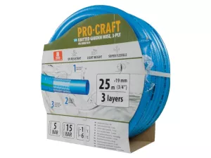 Hadice zahradní modrá 3-vrstvá 3/4" bal.25m Procraft PR-3KGH1925