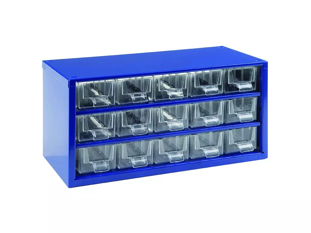 Organizér zásuvkový 03/ 15xS - RAL 5002 Modrý TOKOZ