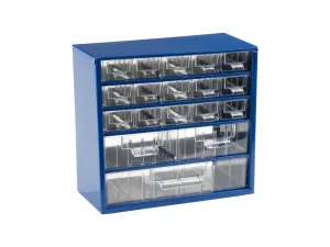 Organizér zásuvkový 06/ 15xS,2xM,1xL - RAL 5002 Modrý