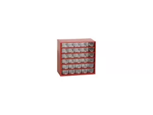 Organizér zásuvkový 06/ 30xS - RAL 3002 Červený