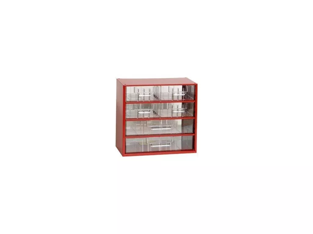 Organizér zásuvkový 06/ 4xM,2xL - RAL 3002 Červený TOKOZ