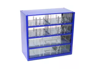 Organizér zásuvkový 06/ 4xM,2xL - RAL 5002 Modrý