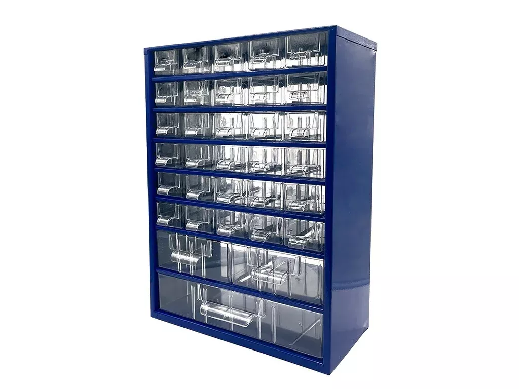 Organizér zásuvkový 09/ 30xS,2xM,1xL - RAL 5002 Modrý TOKOZ