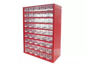 Organizér zásuvkový 09/ 45xS, - RAL 3002 Červený