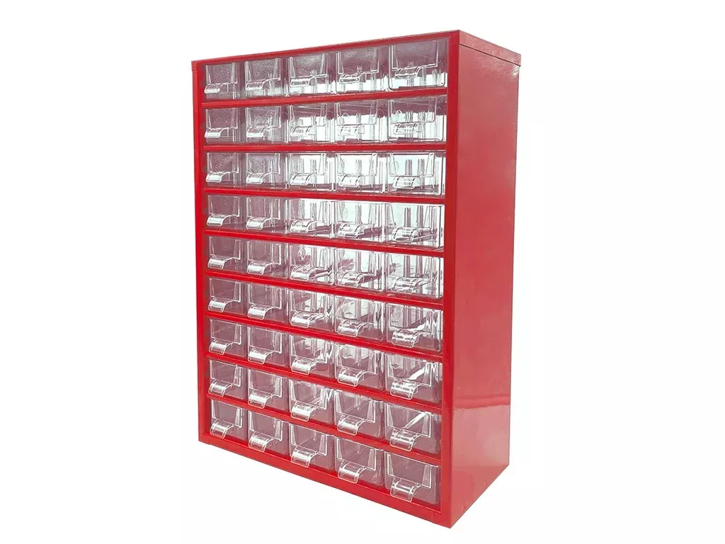 Organizér zásuvkový 09/ 45xS, - RAL 3002 Červený TOKOZ