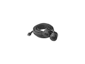 Prodlužka 2-zás. 3x1,5 GUMA IP44 // | 10m, 15m, 20m, 25m
