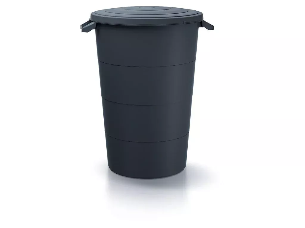 Prosperplast plastová nádoba s úchyty SMOOTH 160 l antracit