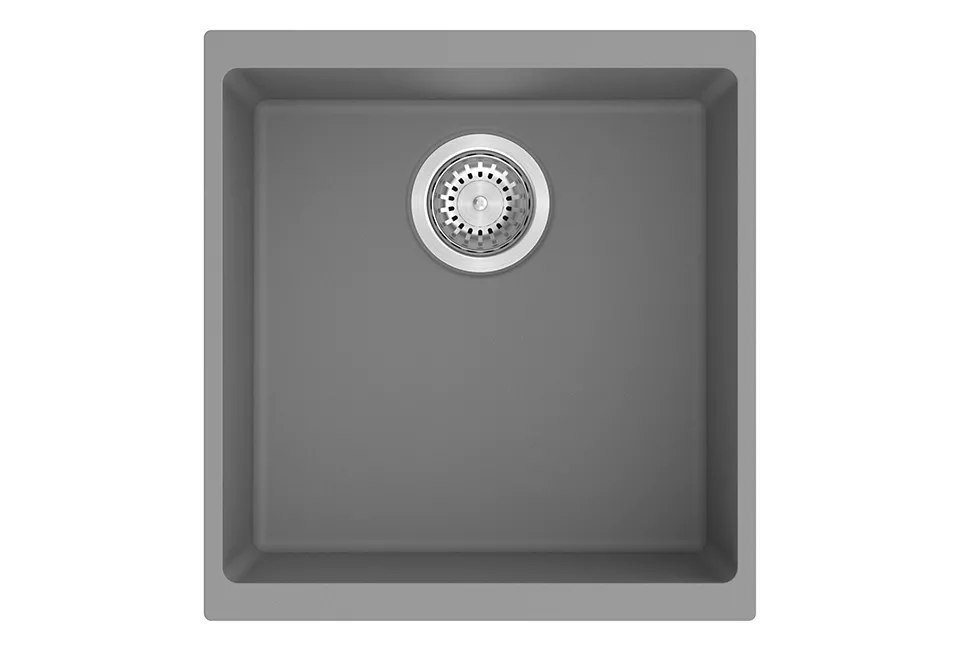 StrongSinks S3 Dřez granit Hron 430 430x460mm bez odkapu šedá Strong