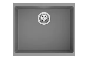 StrongSinks S3 Dřez granit Hron 530 530x460mm bez odkapu šedá