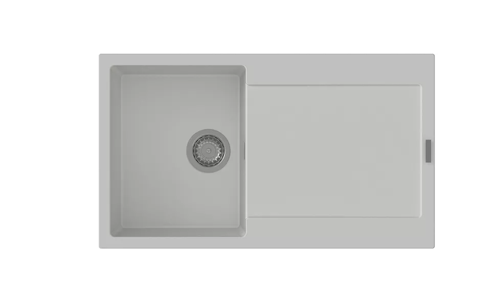 StrongSinks S3 Dřez granit Zala 860 860x500mm s odkapem bílá Strong