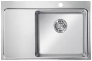 StrongSinks S3 Dřez Nida 787 787x520mm odkap vlevo nerez
