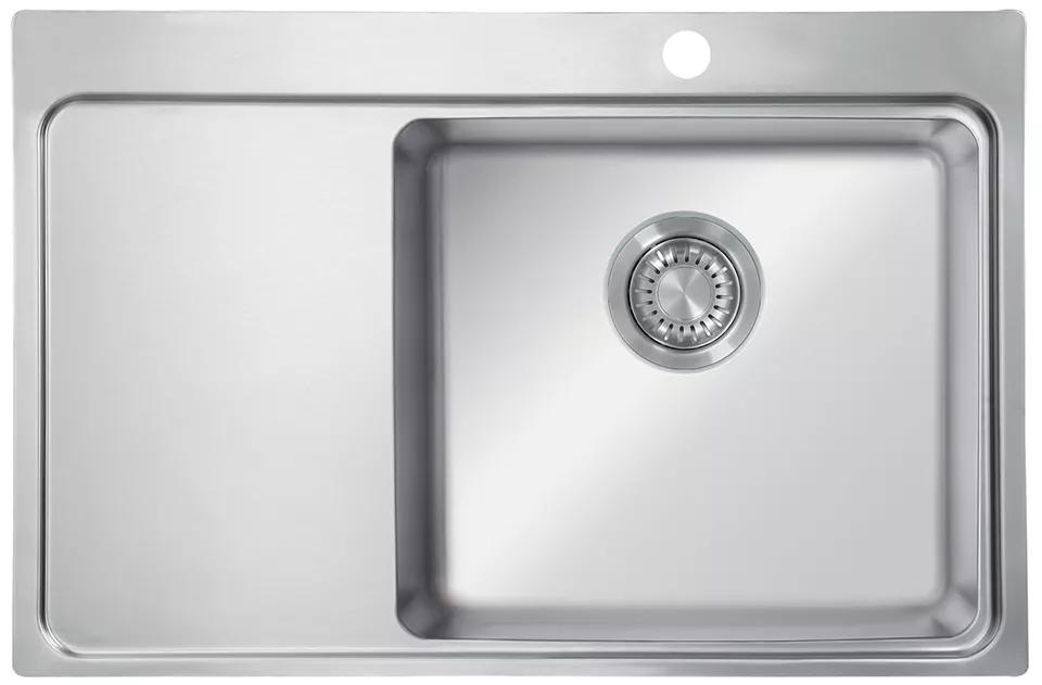 StrongSinks S3 Dřez Nida 787 787x520mm odkap vlevo nerez