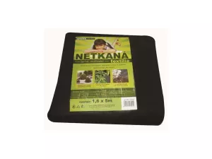 Textilie netkaná 1,6x 5m černá 50g/m2